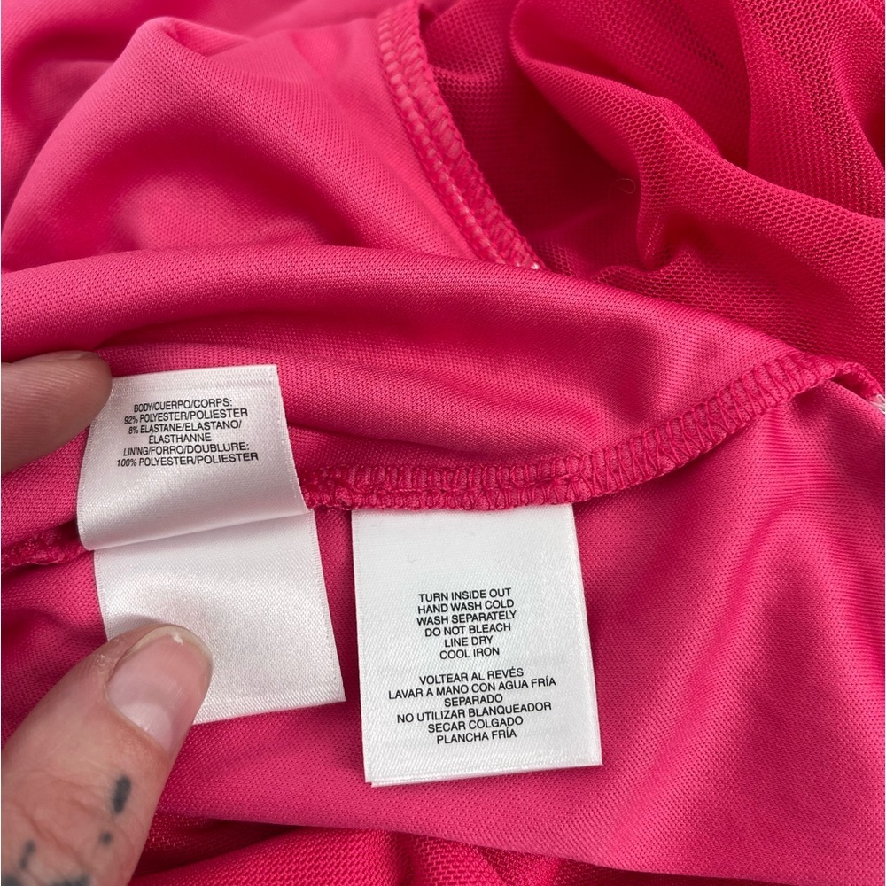 Anne Klein NWT Hot Pink Dress (B43#2) - Picture 11 of 14